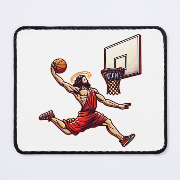 Item preview, Funny Basketball Retro Jesus Christ designed and sold by TomFrontierArt.