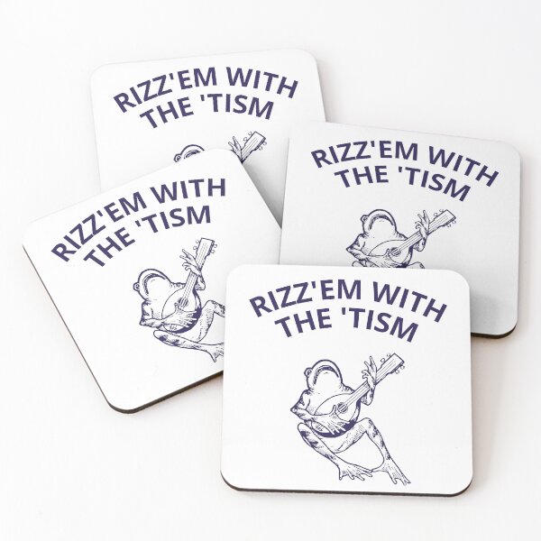 Item preview, Rizz'em With the Tism Funny Frog designed and sold by BelkaMed.