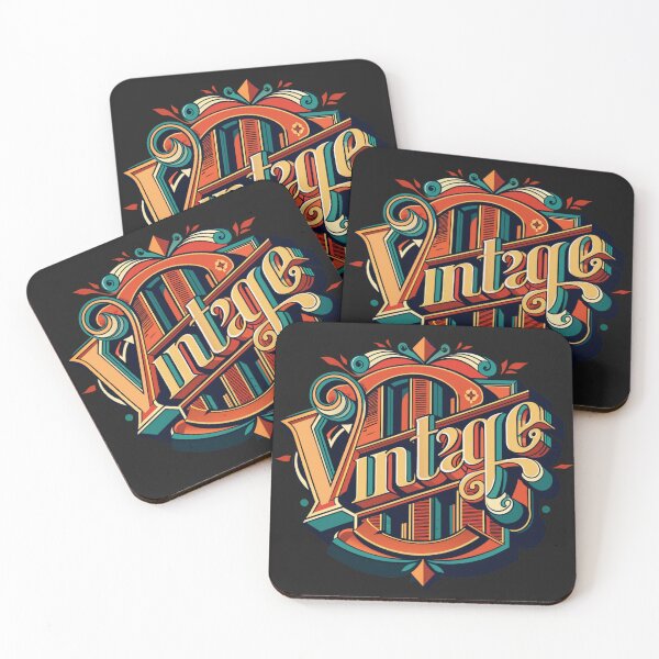 Item preview, Retro Vibes: Timeless Design with Vintage Lettering designed and sold by Colorful-Garden.