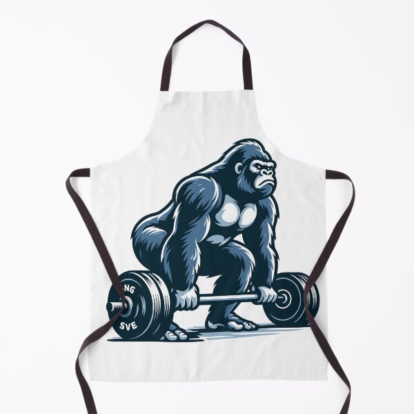 Item preview, Muscle and Might - Gorilla Powerlifting designed and sold by Apex-Ape.