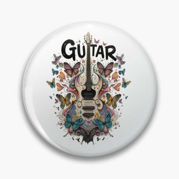Item preview, guitar butterflies for guitarist designed and sold by unicornunicorn.