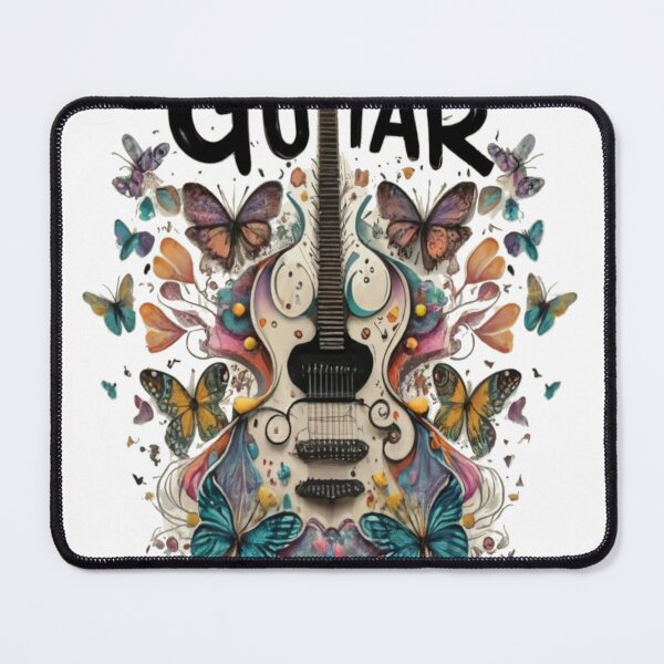Item preview, guitar butterflies for guitarist designed and sold by unicornunicorn.