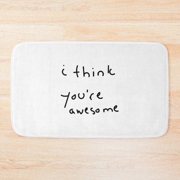Item preview, I think you're awesome  | Minimalist Style | Handwritten Font designed and sold by RM-Journey.