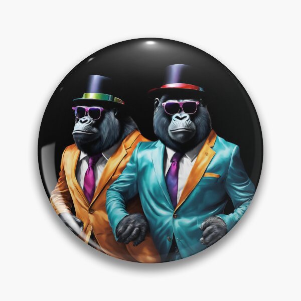 Item preview, Funky gorillas designed and sold by SRLND.