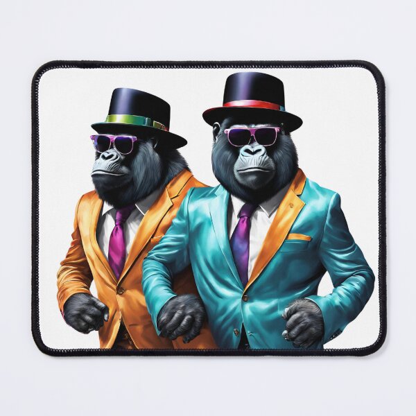 Item preview, Funky gorillas designed and sold by SRLND.