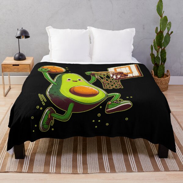 Item preview, Cute Kawaii Avocado Fruit Basketball designed and sold by TomFrontierArt.