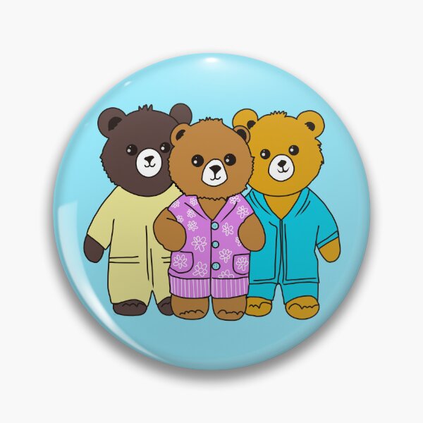 Item preview, Three teddies in pyjamas designed and sold by Flowersonstuff.