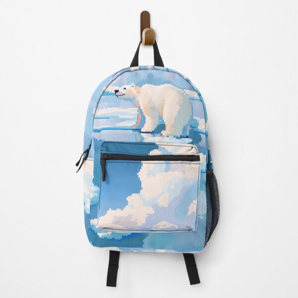 Item preview, Polar Bear enjoying a sunny day - Pixel art designed and sold by octoboobs.