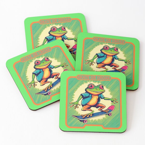 Item preview, Frog skater  designed and sold by Eolithic.