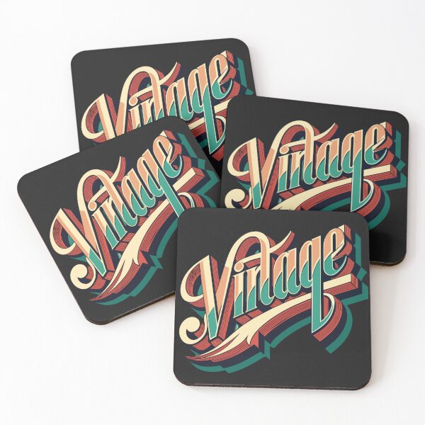 Item preview, Retro Vibes: Timeless Design with Vintage Lettering designed and sold by Colorful-Garden.