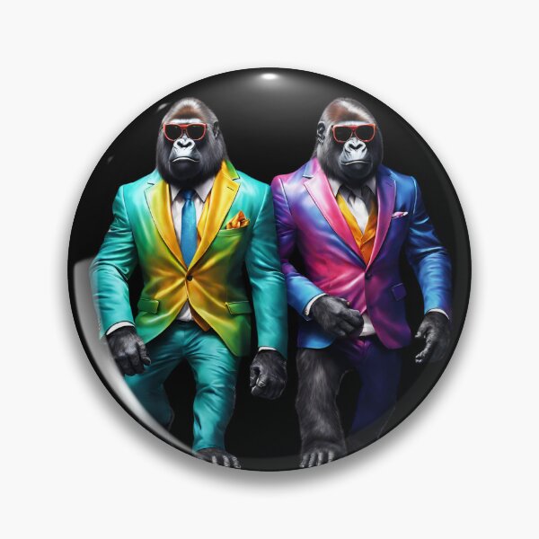 Item preview, Funky gorillas designed and sold by SRLND.