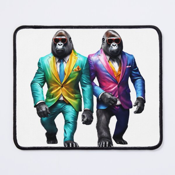 Item preview, Funky gorillas designed and sold by SRLND.