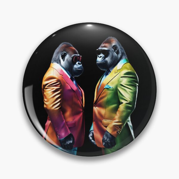 Item preview, Funky gorillas designed and sold by SRLND.