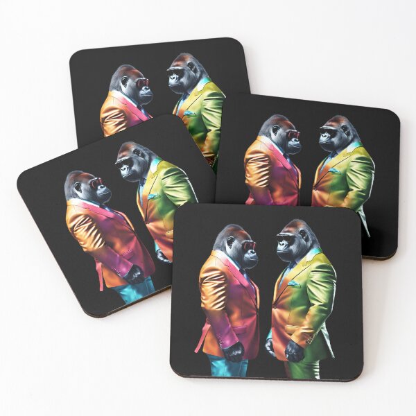 Item preview, Funky gorillas designed and sold by SRLND.