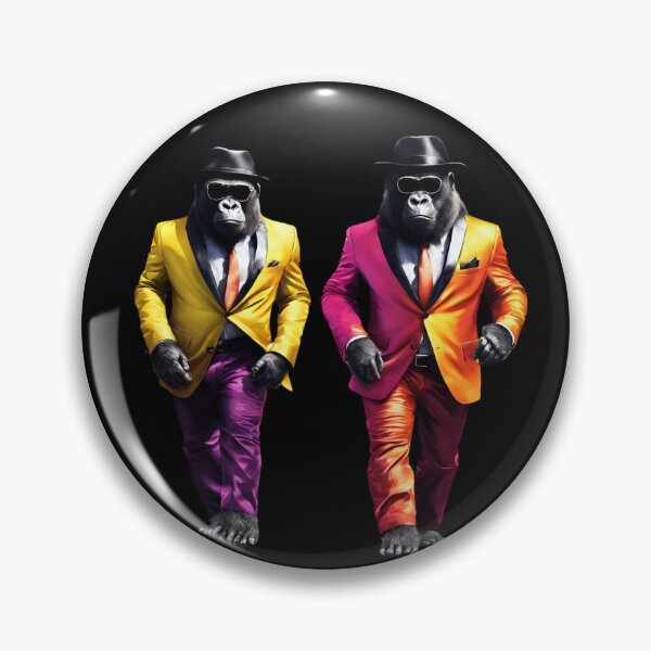 Item preview, Funky gorillas designed and sold by SRLND.