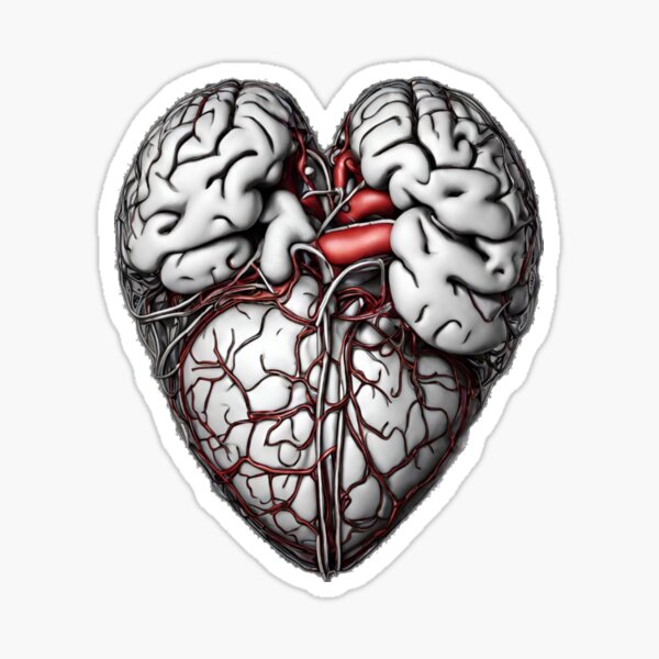 Vista previa del artículo con la obra «Cerebro sobre corazón, cerebro sobre corazón.», diseñado y vendido por Cobelius.