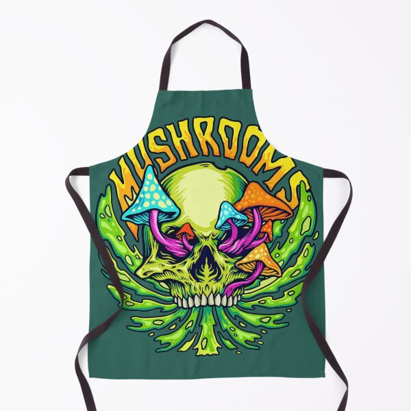 Item preview, Wild in Green Mushrooms designed and sold by The  Qash.