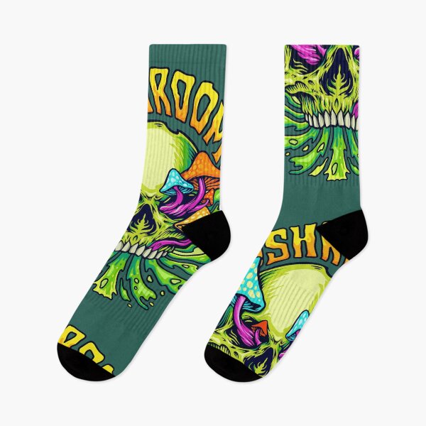 Item preview, Wild in Green Mushrooms designed and sold by The  Qash.