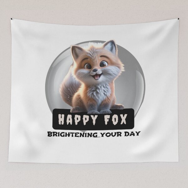 Item preview, Happy Fox: Brightening Your Day designed and sold by Hungry-Murphy.
