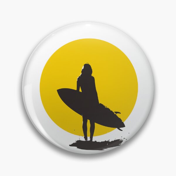 Item preview, Surfer femaie yellow designed and sold by Classic CG295.