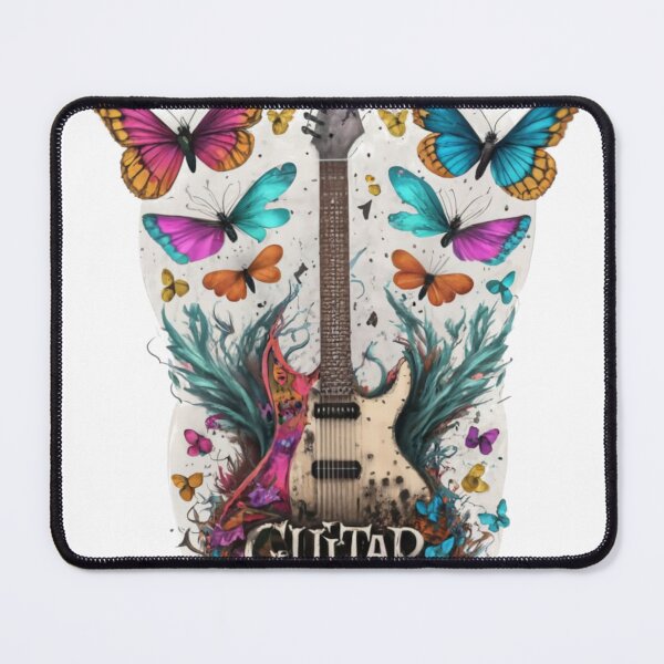 Item preview, guitar butterflies for guitarist designed and sold by unicornunicorn.