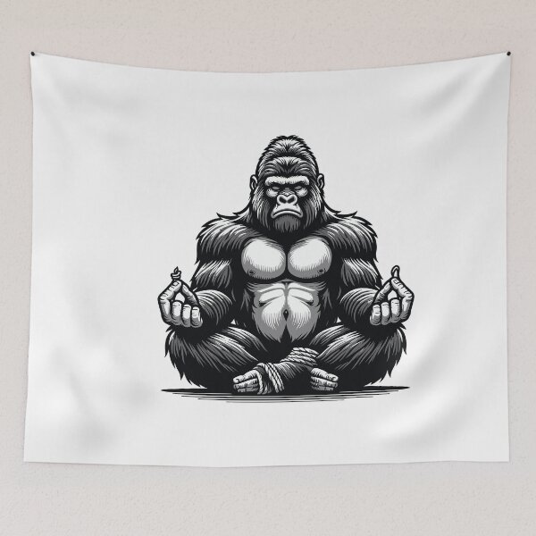 Item preview, Finding Inner Peace in the Jungle designed and sold by Apex-Ape.