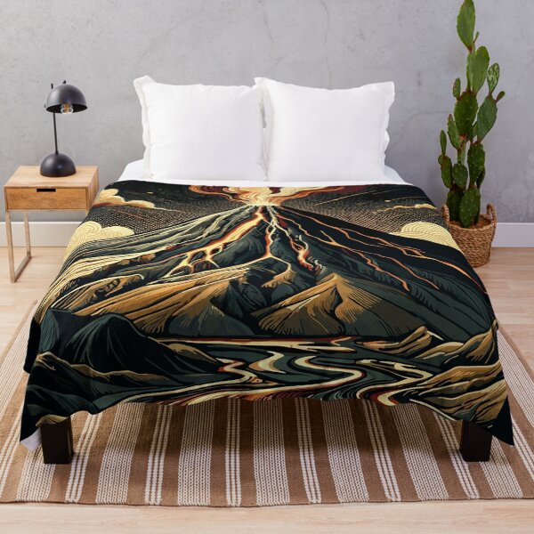 Item preview, Volcanic Majesty: Swirling Lava Graphic Art designed and sold by Amanda-S-Olsen.