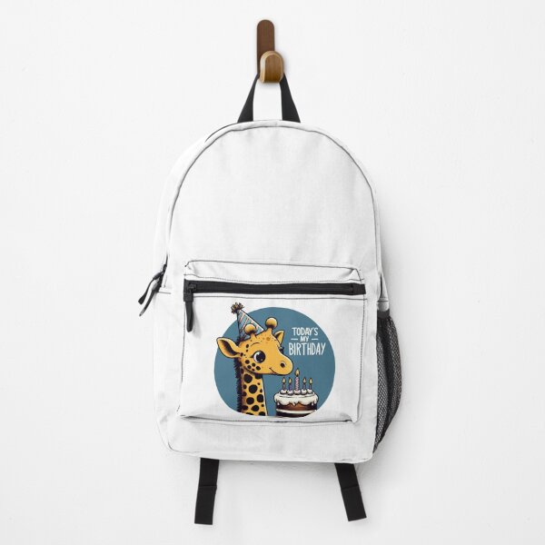 Item preview, Kawaii Giraffe Today Is My Birthday Party designed and sold by TomFrontierArt.