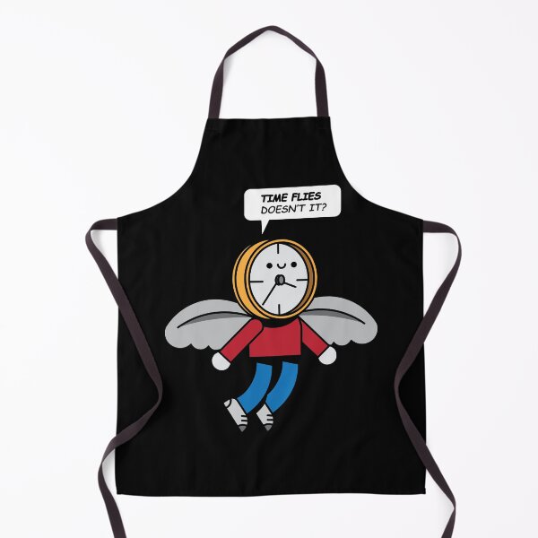 Item preview, Time Flies Doesn't it? Funny hilarious pun designed and sold by ZenReiArt.
