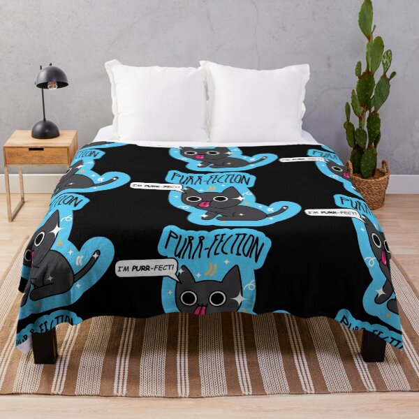 Item preview, Purr-fect, Funny Cat Pun designed and sold by SpartanDStore.