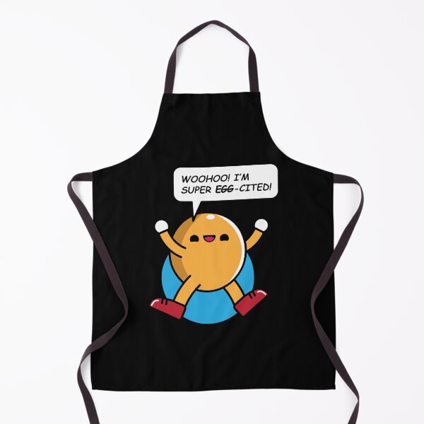 Item preview, Egg-Cited! Hilarious Pun designed and sold by ZenReiArt.