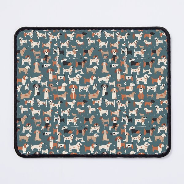 Item preview, Pawsome Pals: Playful Pups Pattern designed and sold by AtsokDraws.