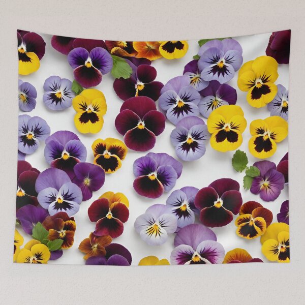 Item preview, pansies flowers designed and sold by MyCraftForYOU.