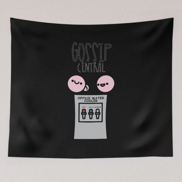 Item preview, Gossip central hilarious and funny workplace pun designed and sold by ZenReiArt.