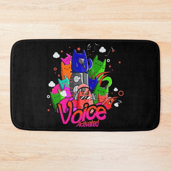 Item preview, Voice Activated - Kawaii doodle cats - abstract art designed and sold by ZenReiArt.