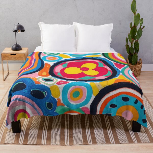 Item preview, Hippie flowers - floral pattern designed and sold by FlowersColorful.