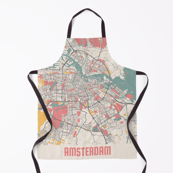 Item preview, Amsterdam City Map Chalk Retro City Map Poster designed and sold by Peek-Designs.