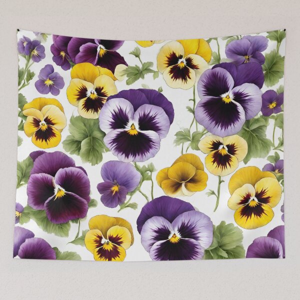 Item preview, Pansies design designed and sold by MyCraftForYOU.
