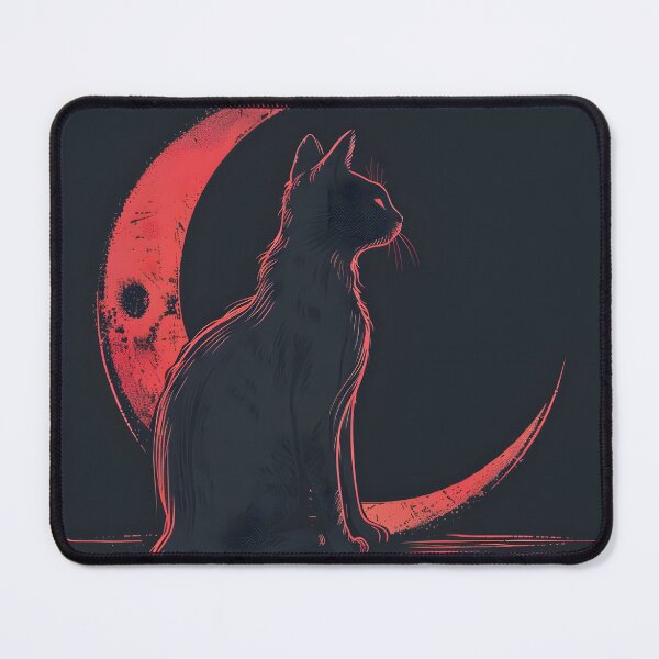 Item preview, Gato contra el fondo de la luna. designed and sold by HappyStickBike.