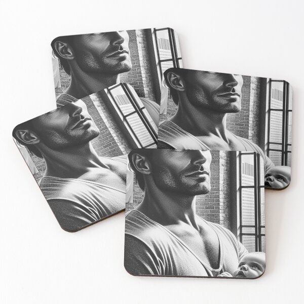 Item preview, 1980s Man & Baby Athena Male LGBTQ Gay Pride Graphic Design designed and sold by ItsAKinkThing.