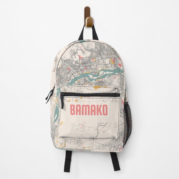 Item preview, Bamako City Map Chalk Retro City Map Poster designed and sold by Peek-Designs.
