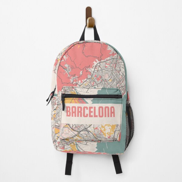 Item preview, Barcelona City Map Chalk Retro City Map Poster designed and sold by Peek-Designs.