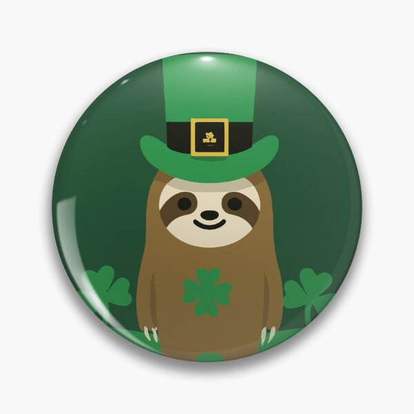 Item preview, Cute St. Patricks day Irish Sloth designed and sold by Feline Rockstars.