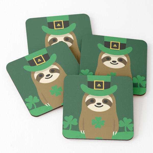Item preview, Cute St. Patricks day Irish Sloth designed and sold by Feline Rockstars.