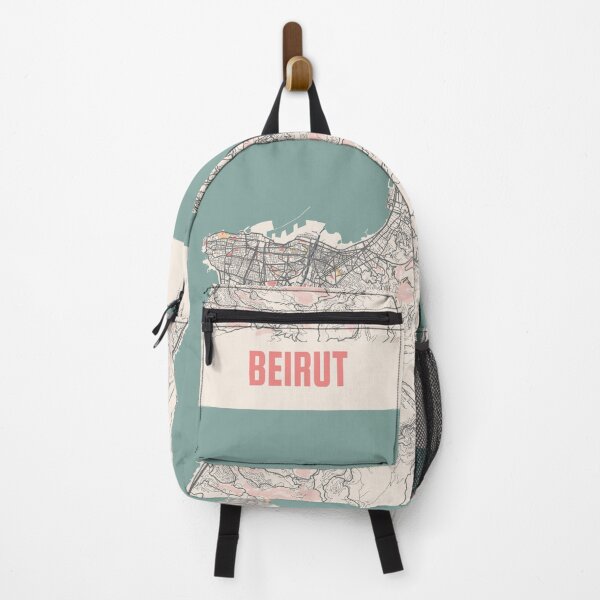 Item preview, Beirut City Map Chalk Retro City Map Poster designed and sold by Peek-Designs.