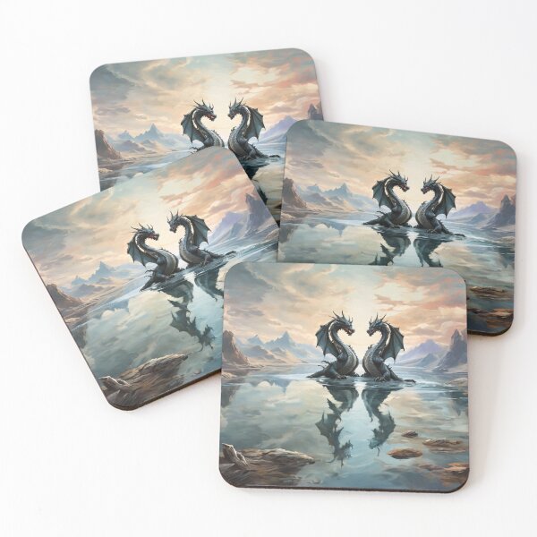 Item preview, Dragon's Reflection | Serenity on the Lake designed and sold by MysticFable.