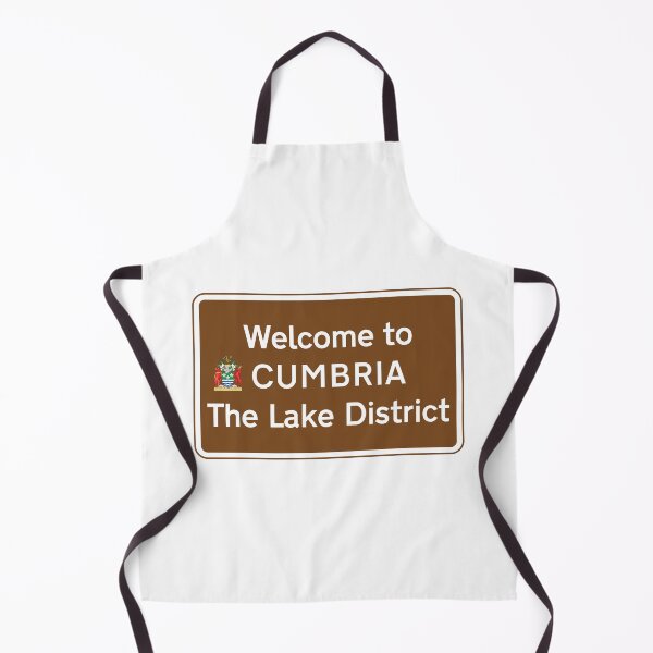 Artikelvorschau, Willkommen in Cumbria, dem Autobahnschild des Lake District entworfen und verkauft von Cumbria Guru.