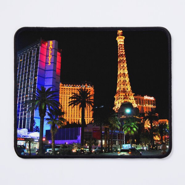 Item preview, Eiffel Tower Paris and Ballys Hotel Las Vegas America designed and sold by AndyEvansPhotos.