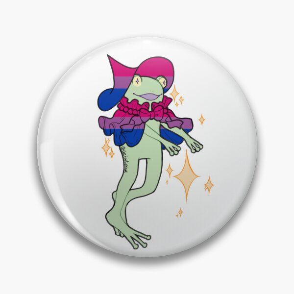 Item preview, Pride frog bi designed and sold by FirstKat.
