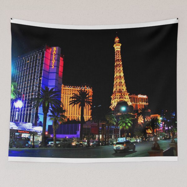 Item preview, Eiffel Tower Paris and Ballys Hotel Las Vegas America designed and sold by AndyEvansPhotos.